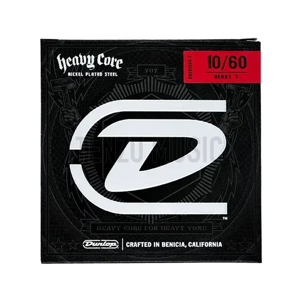 سیم گیتار Dunlop Nickel Plated steel 10-60 (Heavy Core) (7 String)