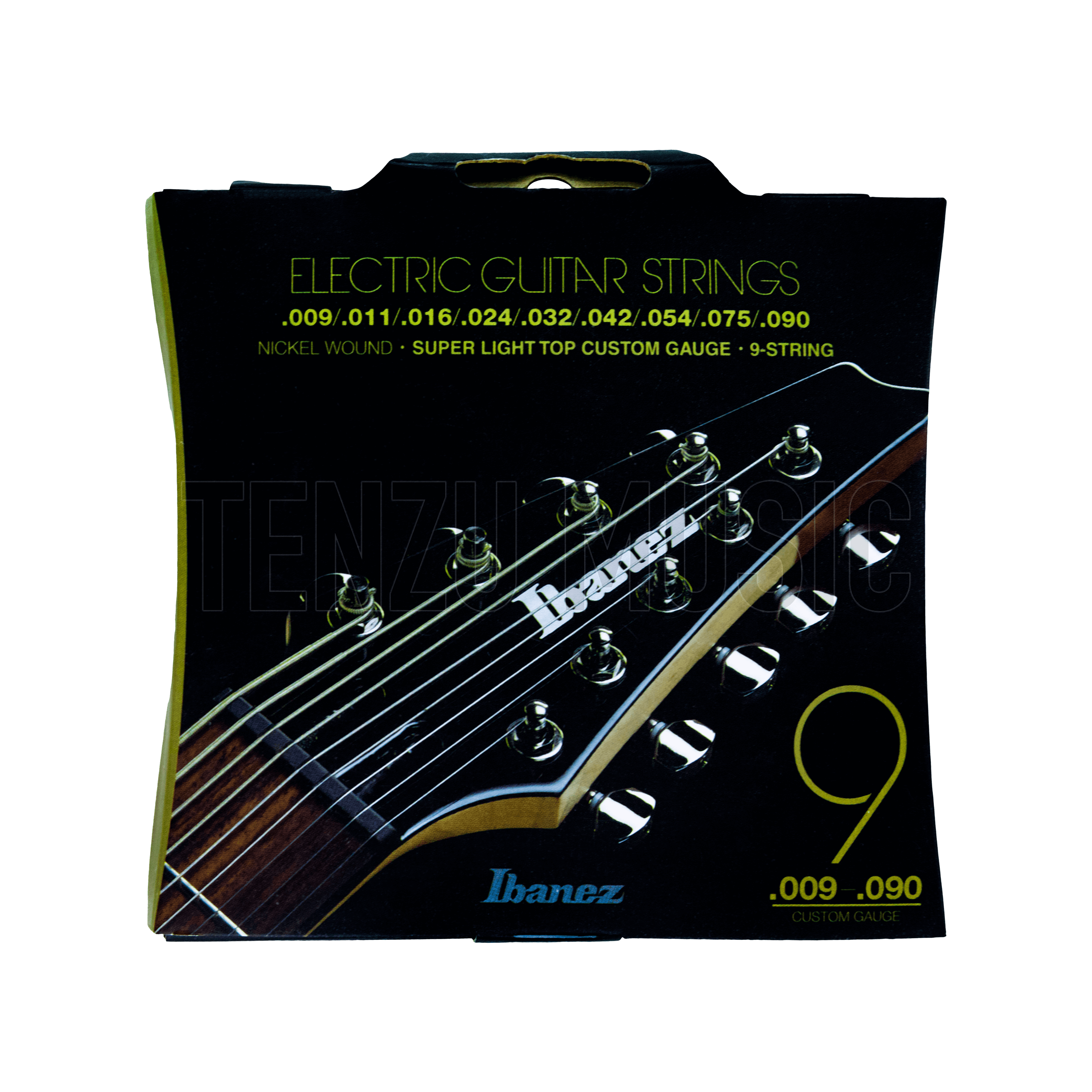 سیم گیتار Ibanez Nickel Wound Super Light Top Custom Gauge 9-90 (9 String)