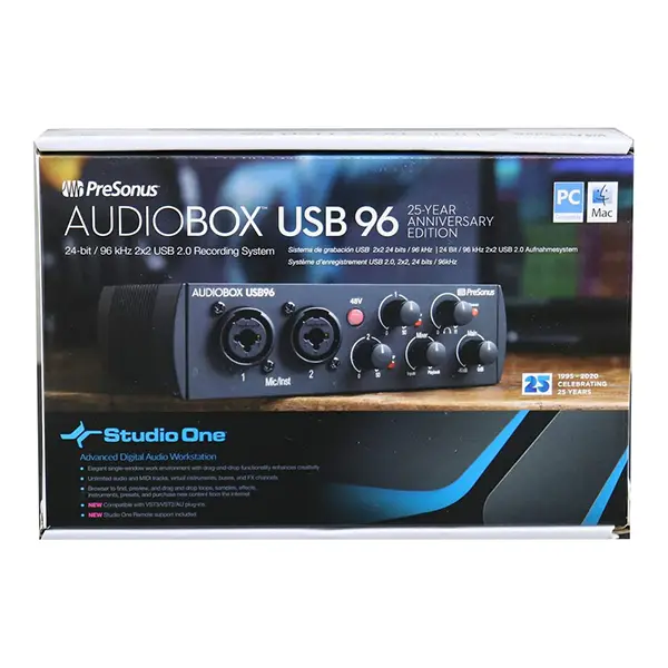 کارت صدا Presonus AudioBox 96 USB 25th
