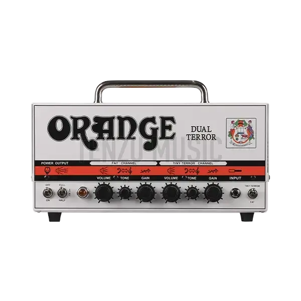 Orange Dual Terror 30/15/7 Watt 2 Channel Tube Head