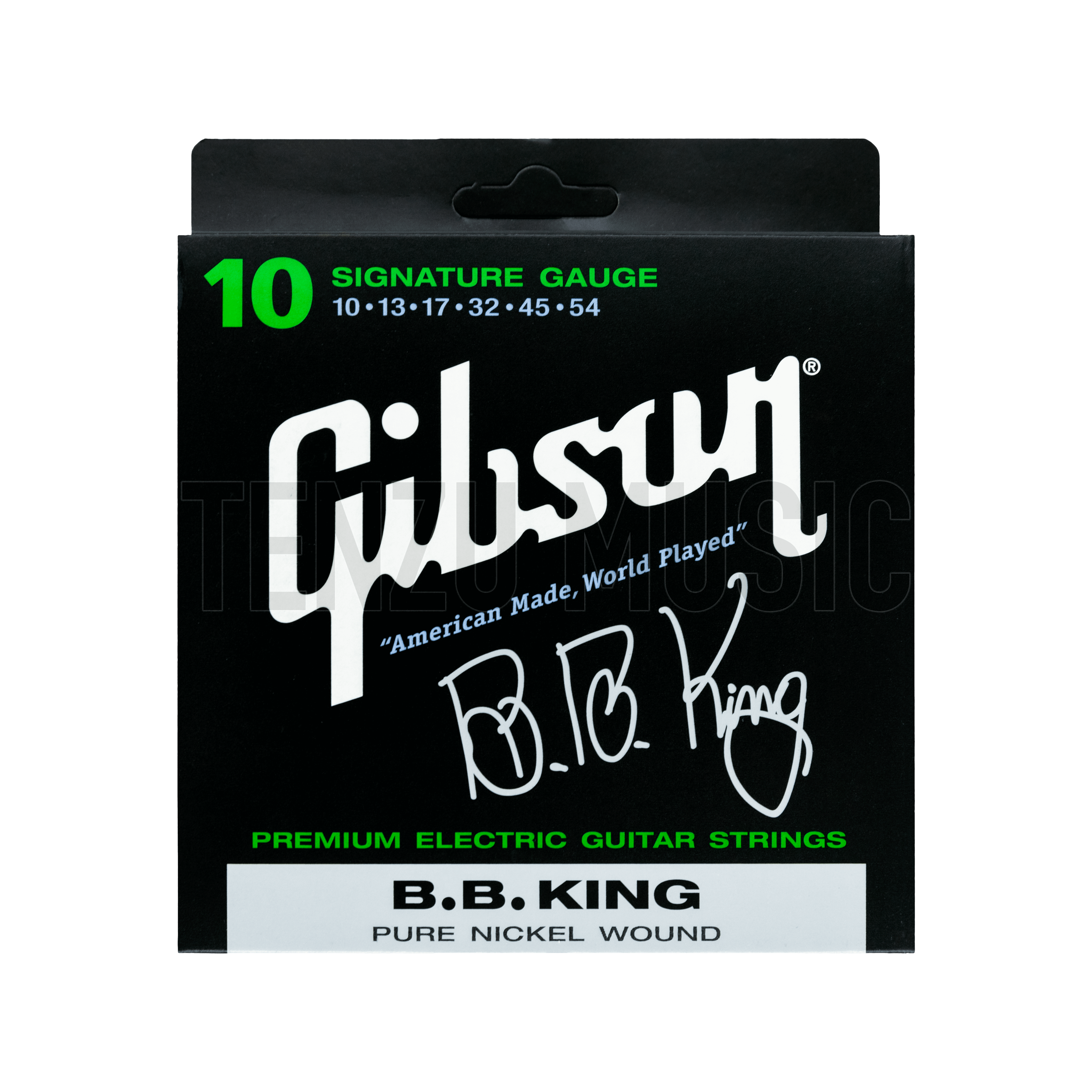 سیم گیتار Gibson B.B King Pure Nickel Wound 10-54