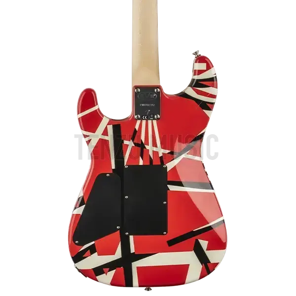 EVH Striped Series Red w/ Black Stripes