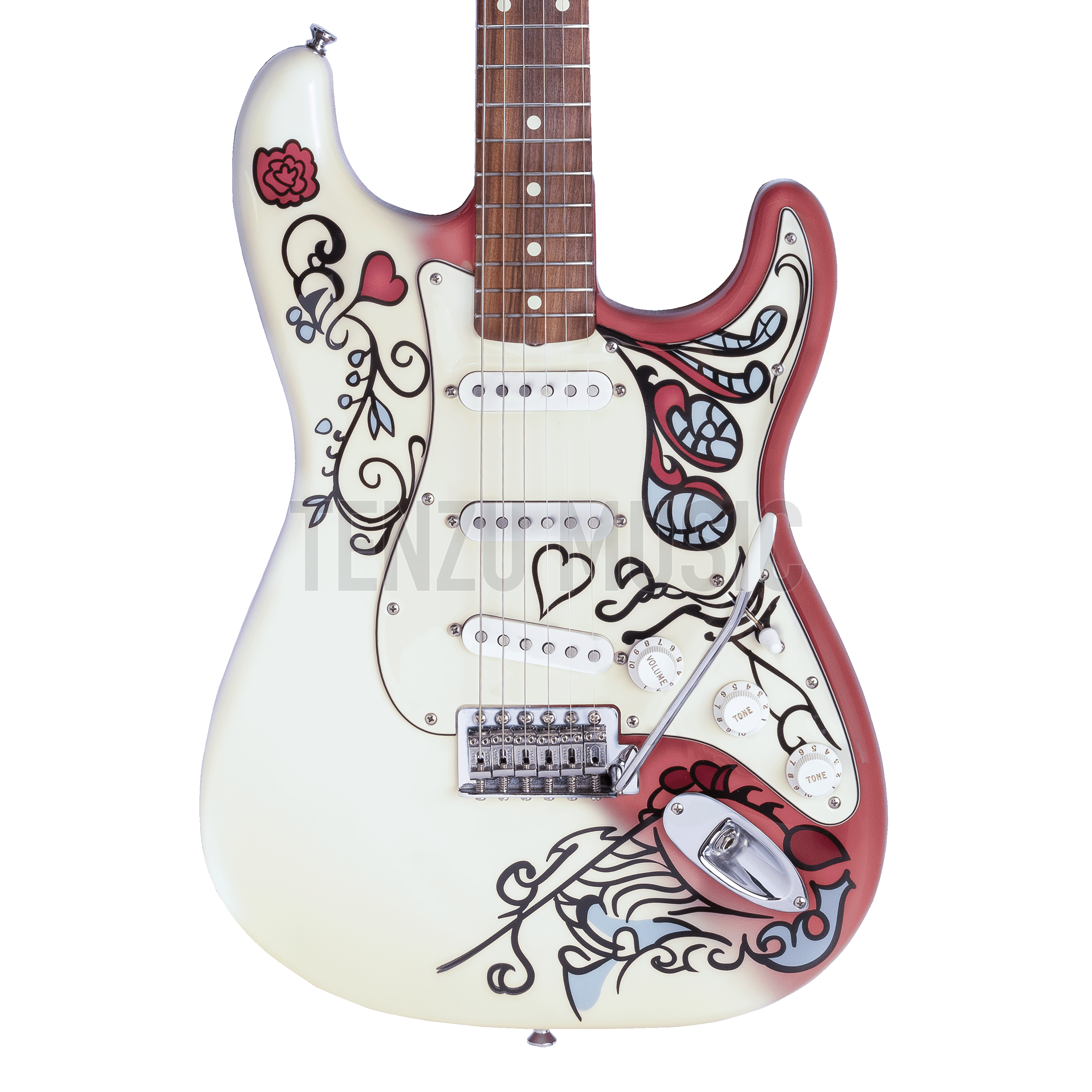 گیتار الکتریک Fender Jimi Hendrix Monterey Stratocaster
