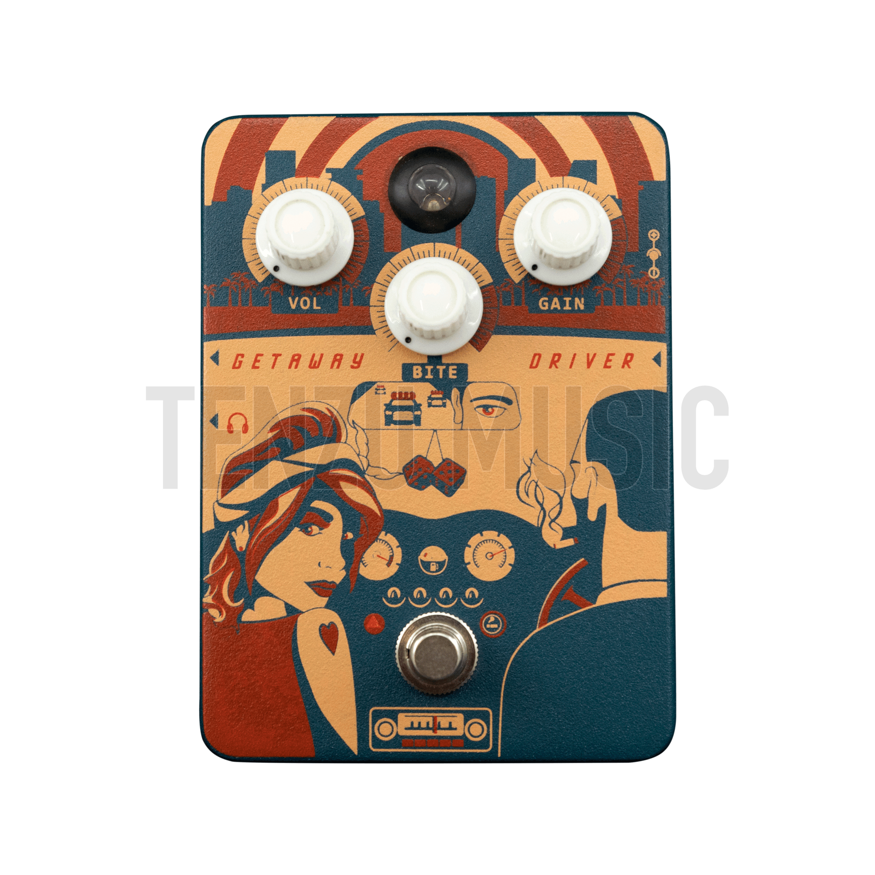 پدال گیتار الکتریک Orange Getaway Driver Overdrive Pedal