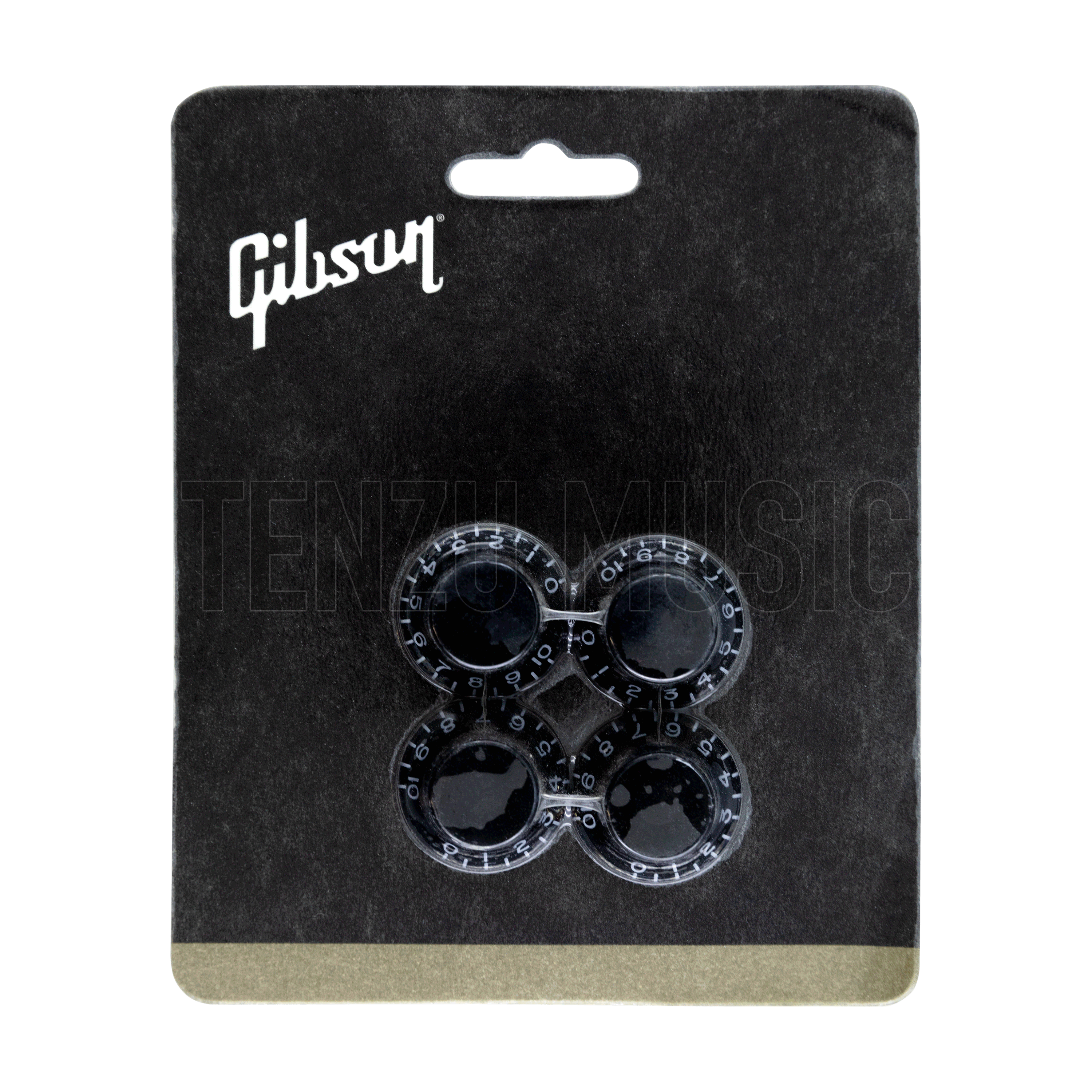 Gibson Black Top Hat Knobs - 4 pack