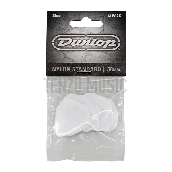 Dunlop 44P038 Nylon Standard Pick .38mm- (12 Pack)