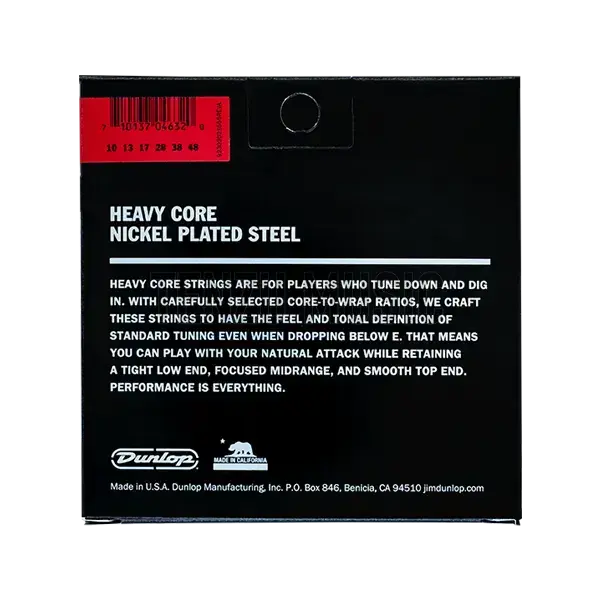 سیم گیتار Dunlop Nickel Plated steel 10-48 (Heavy Core)