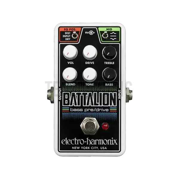 electro harmonix nano battalion bass preamp & overdrive