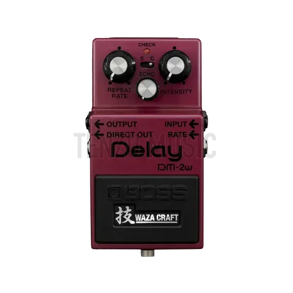 boss dm 2w waza craft delay pedal