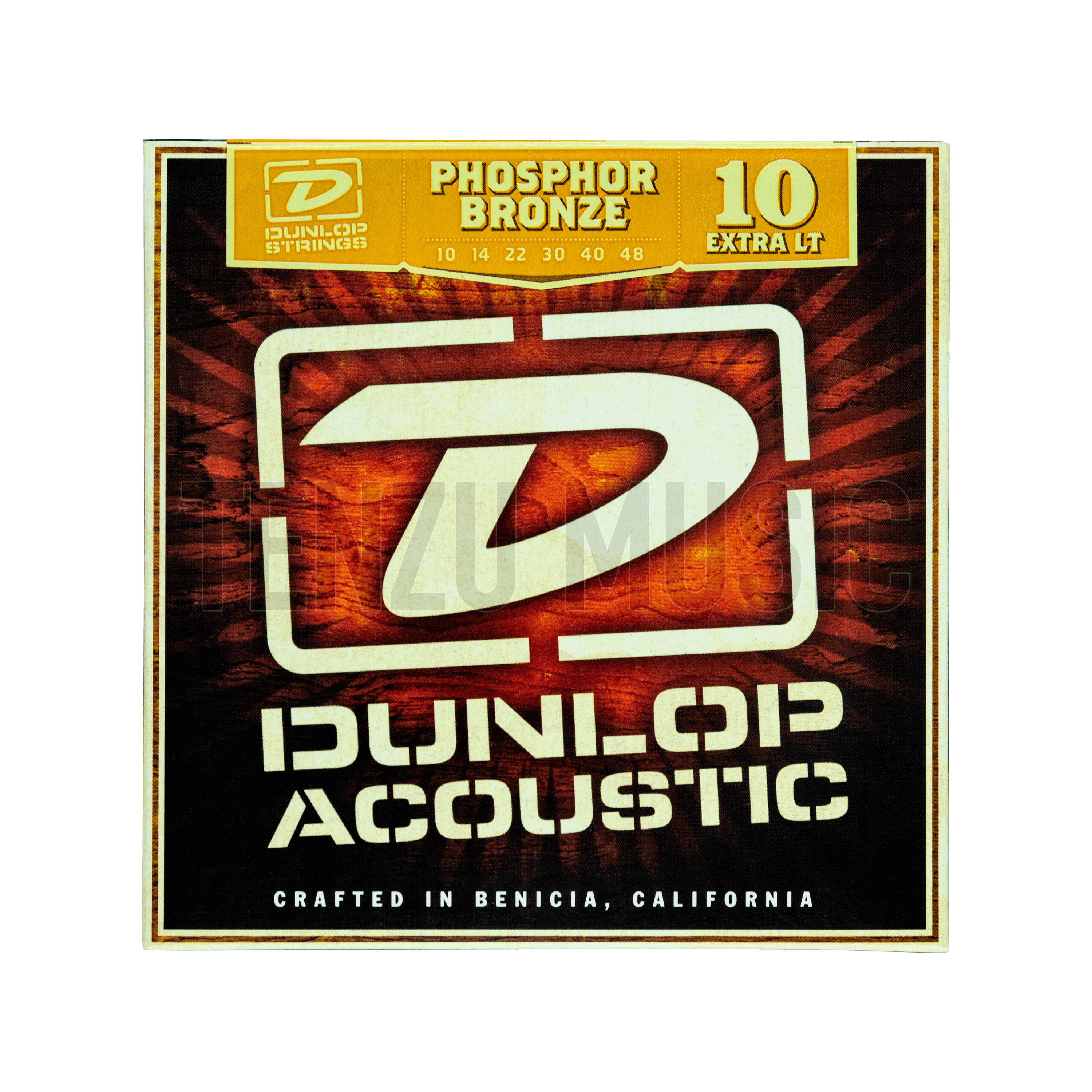 سیم گیتار Dunlop Phosphor Bronze 10 Extra LT 10-48