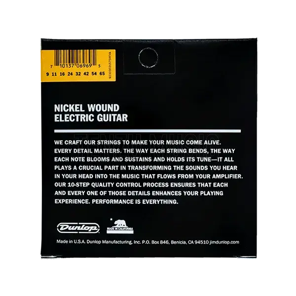 سیم گیتار Dunlop Nickel Wound 9-65 (8 String)