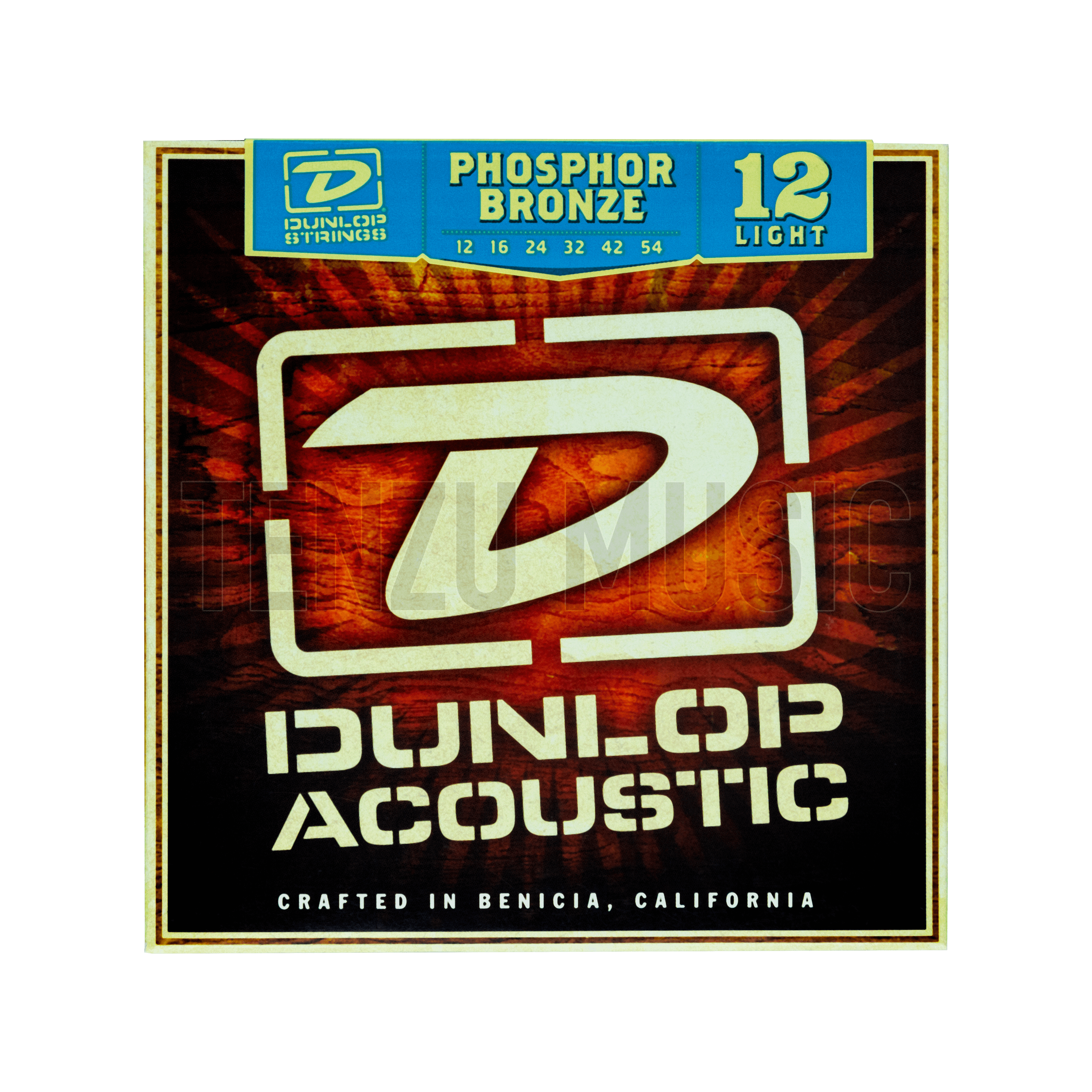 سیم گیتار Dunlop Phosphor Bronze 12 Light 12-54