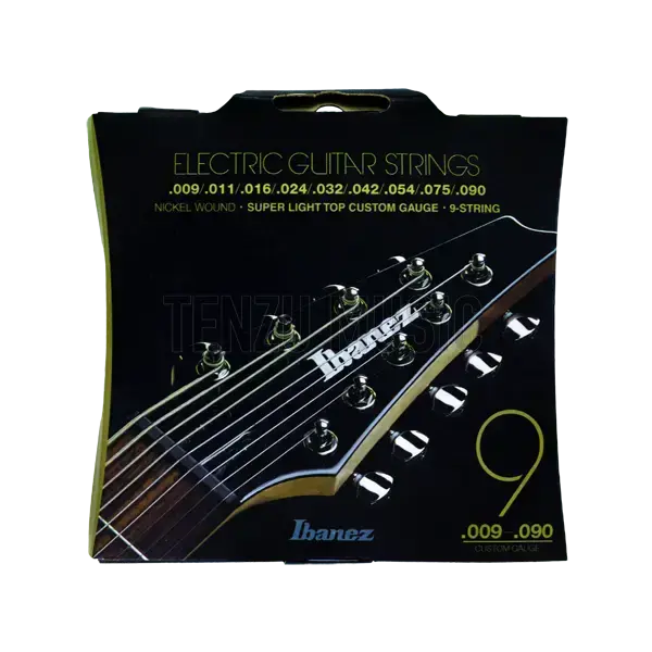 سیم گیتار Ibanez Nickel Wound Super Light Top Custom Gauge 9-90 (9 String)