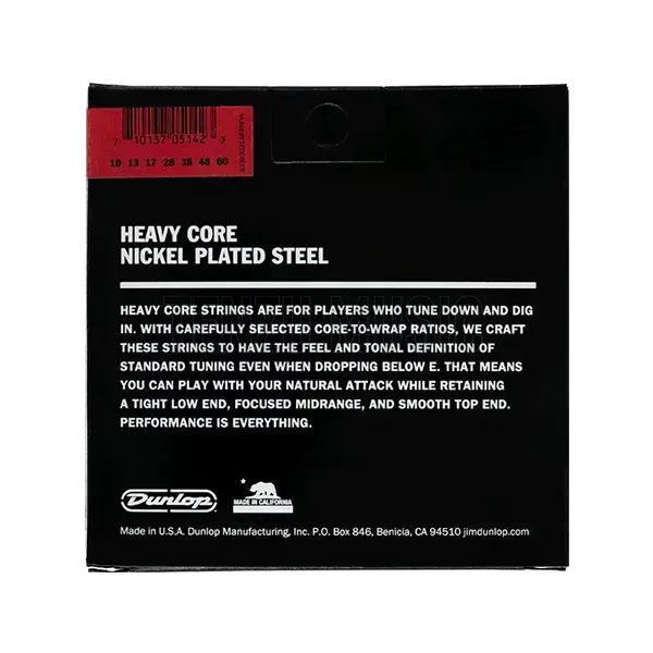 سیم گیتار Dunlop Nickel Plated steel 10-60 (Heavy Core) (7 String)