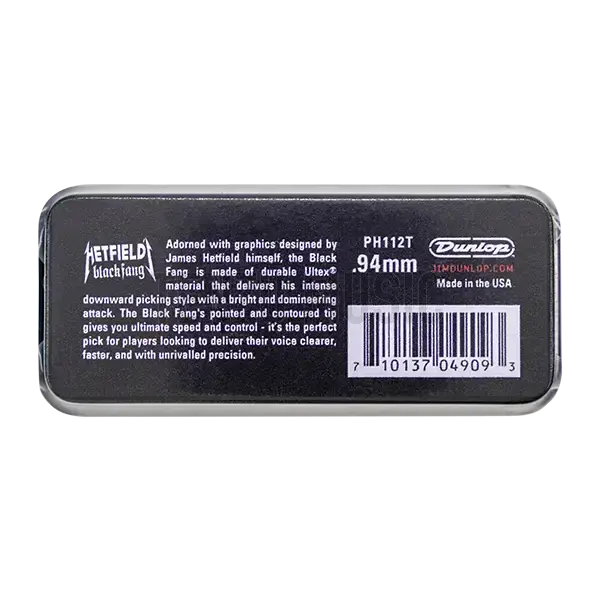 Dunlop James Hetfield Black Fang Pick Tin (0,94 mm)