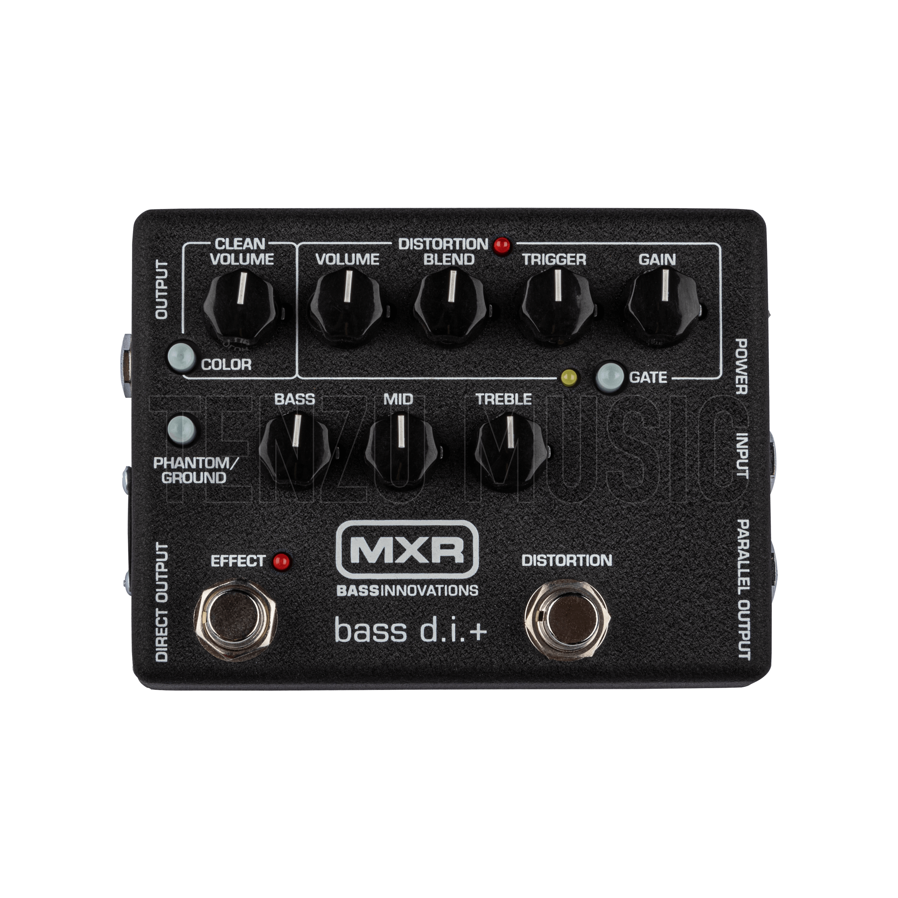 پدال گیتار بیس MXR M80 Bass D.I.+ Bass Distortion Pedal