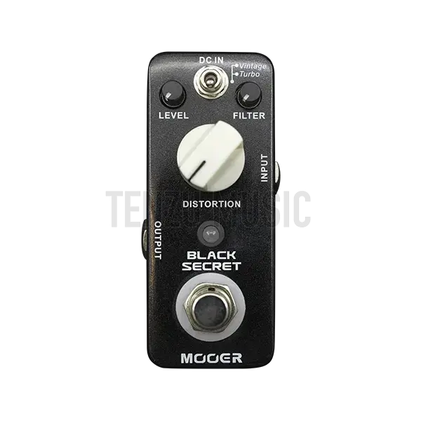  mooer black secret distortion guitar effects pedal standard