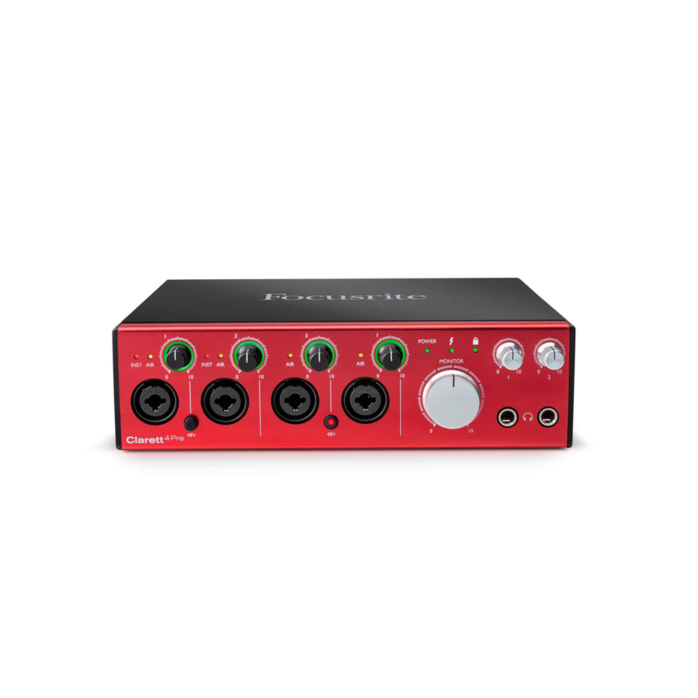 کارت صدا Focusrite Clarett 4Pre Thunderbolt