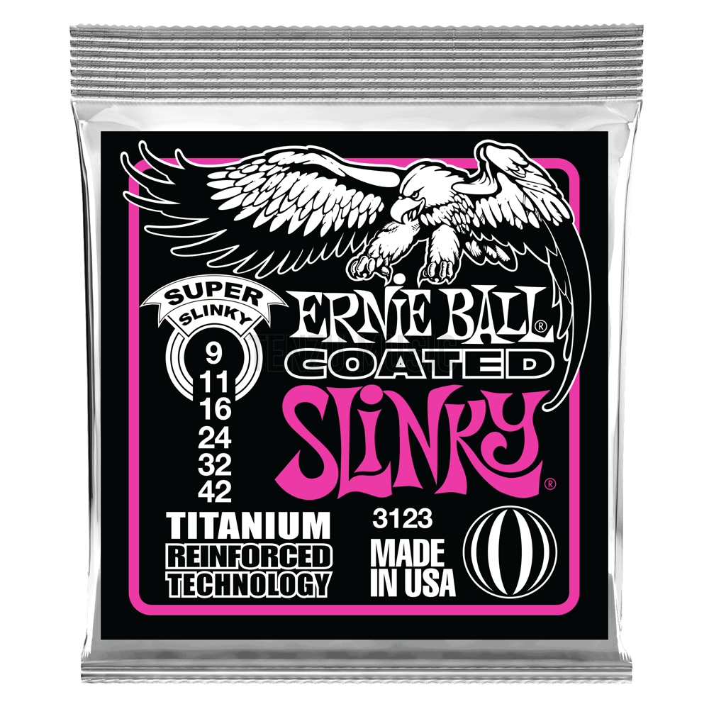 سیم گیتار Ernie Ball Coated Slinky Titanium 09-42