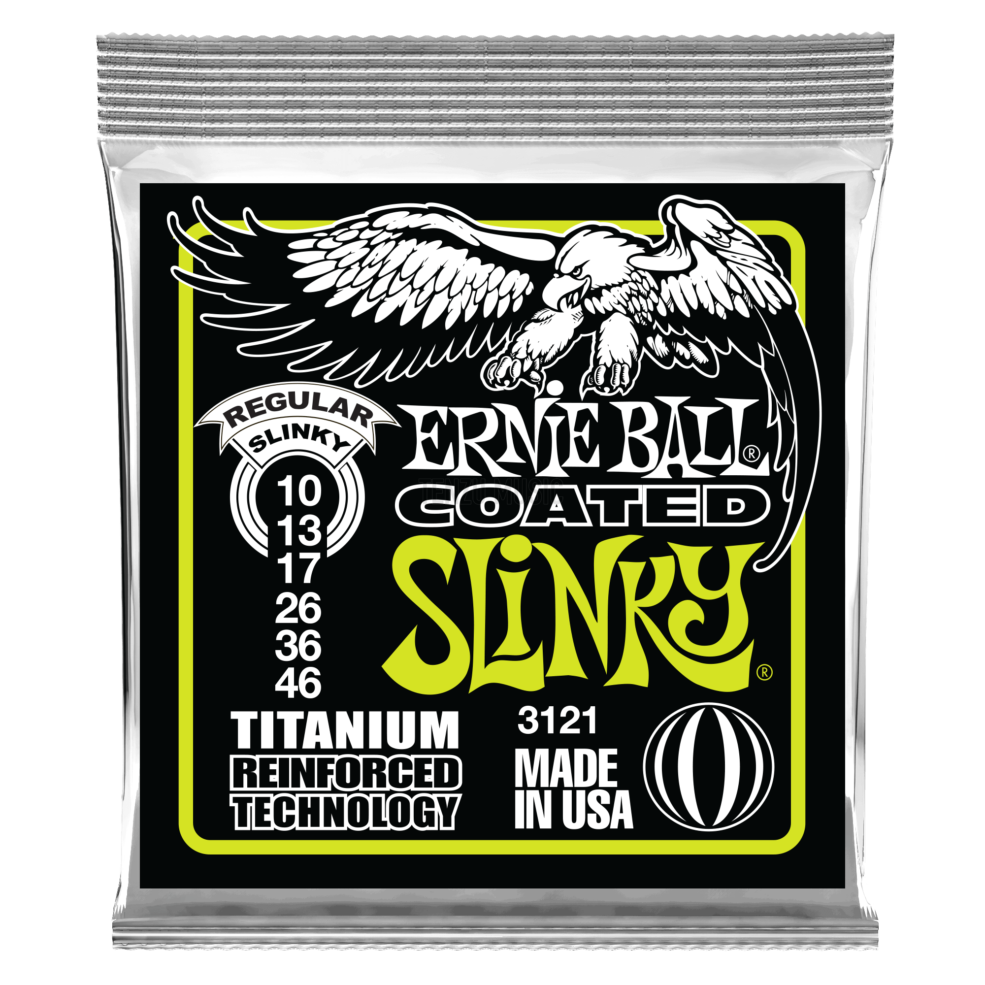 Ernie Ball Coated Slinky Titanium 10 46