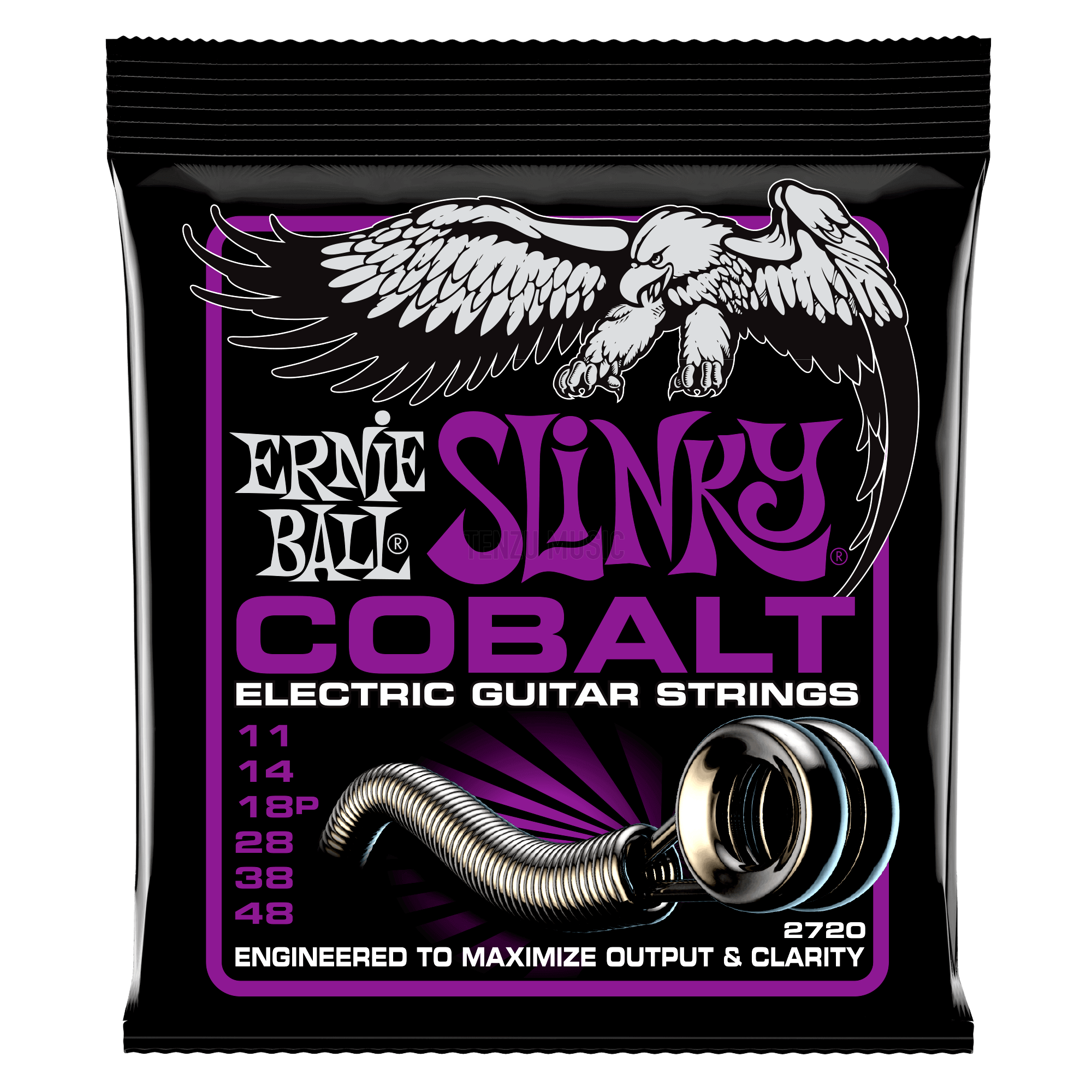 سیم گیتار Ernie Ball Slinky Cobalt 11-48