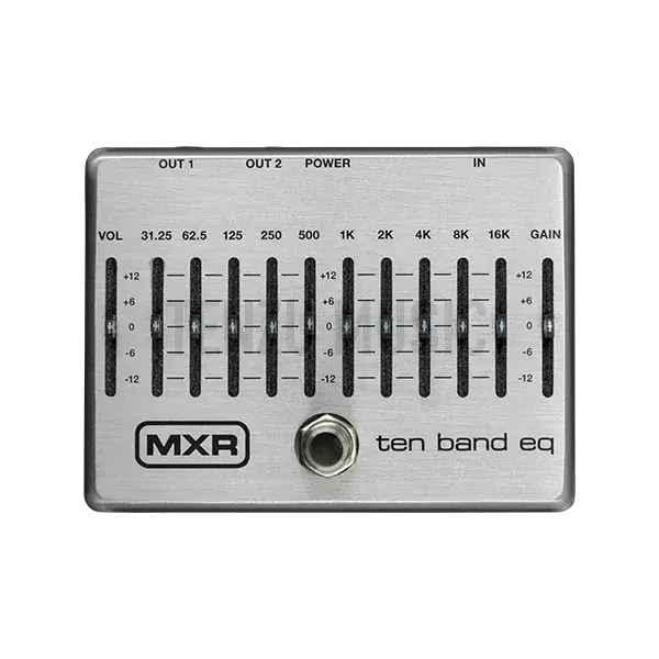 mxr m108seu 10 band eq guitar effects pedal