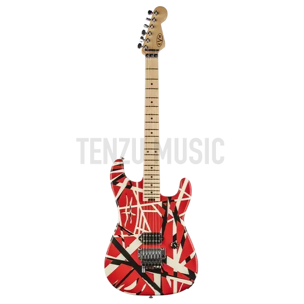 EVH Striped Series Red w/ Black Stripes