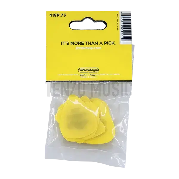 Dunlop Tortex Standard .73mm Yellow Guitar Pick - (12 Pack)