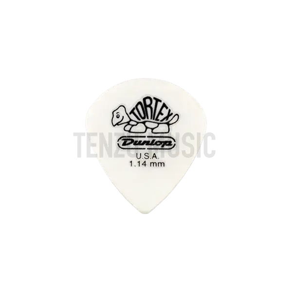 Dunlop Tortex White Jazz III Pick 1.14mm