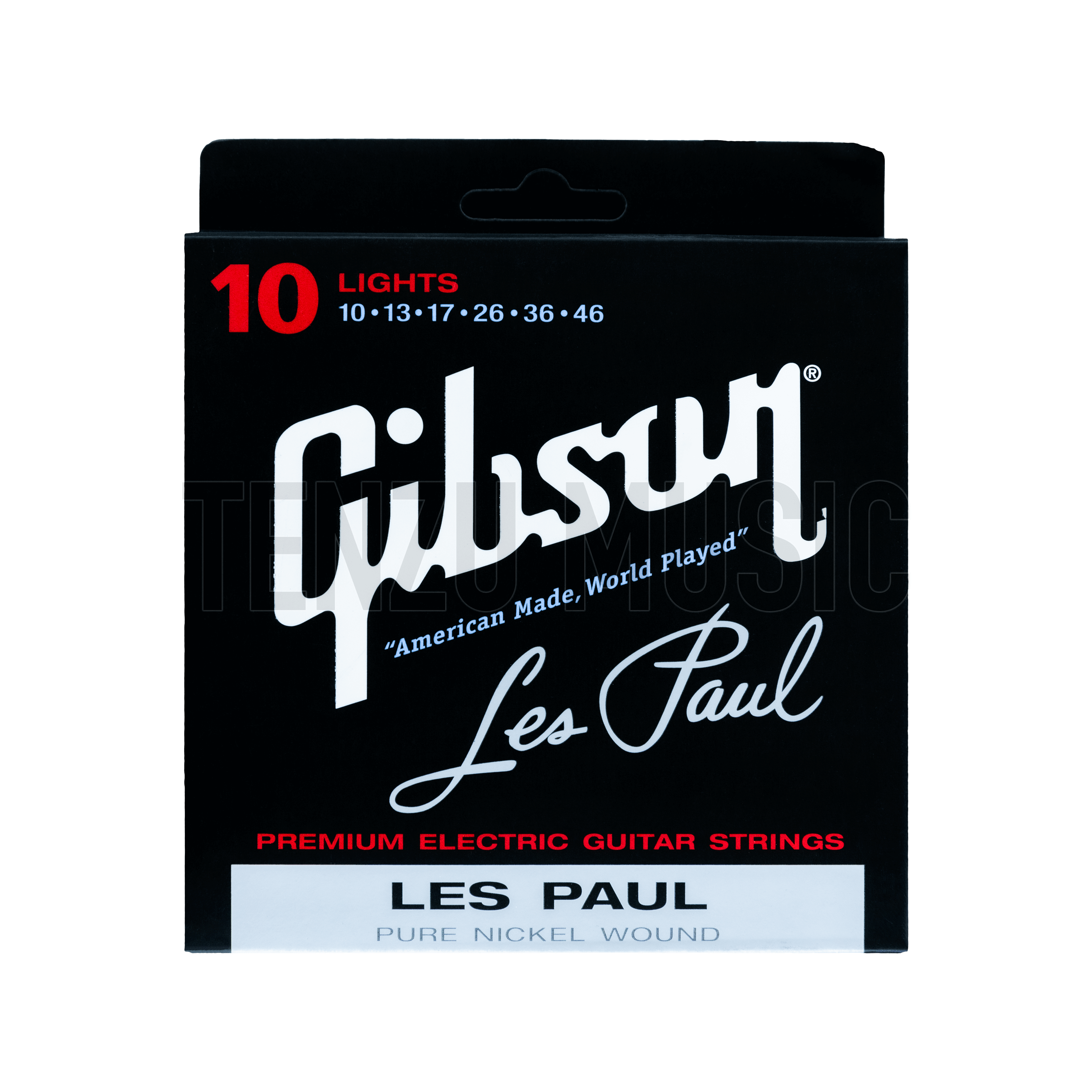 سیم گیتار Gibson Les Paul Pure Nickel Wound Ultra Light 10-46