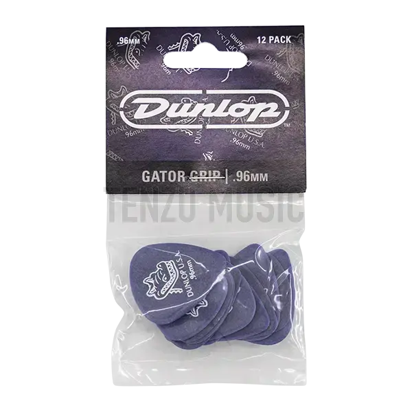 Dunlop 417P.96 Gator Grip, Violet, .96mm, (12 Pack)