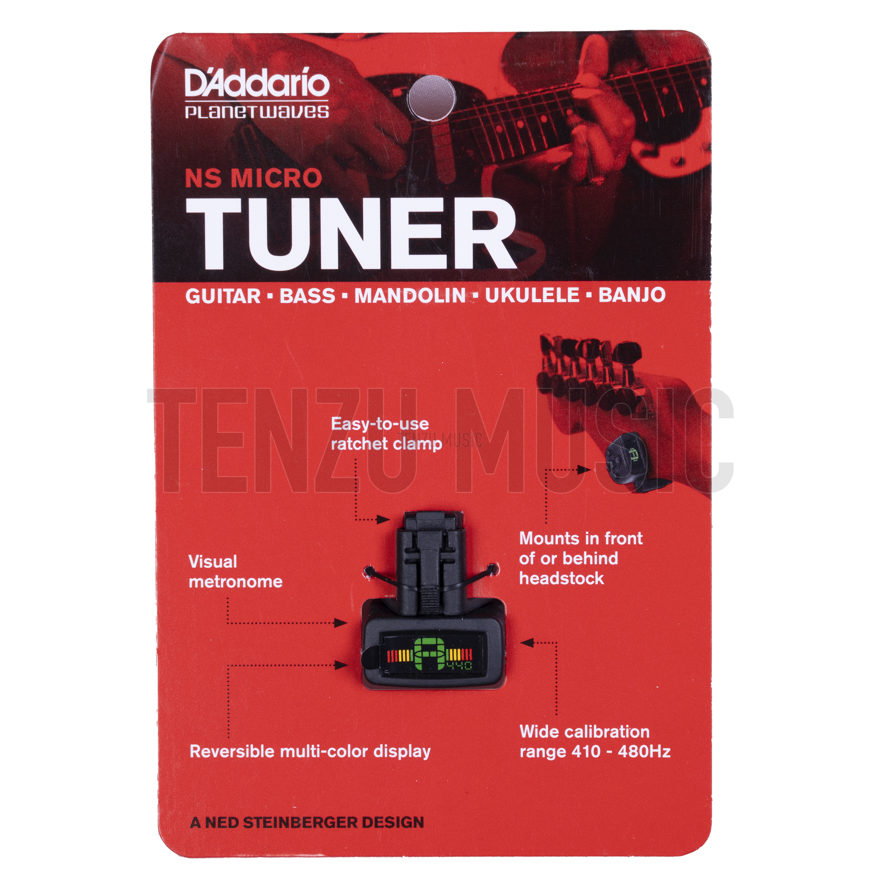 D'Addario NS Micro Headstock Tuner