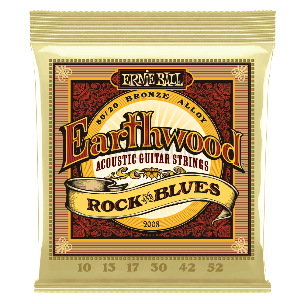 سیم گیتار Ernie Ball Earthwood Rock&Blues 10-52