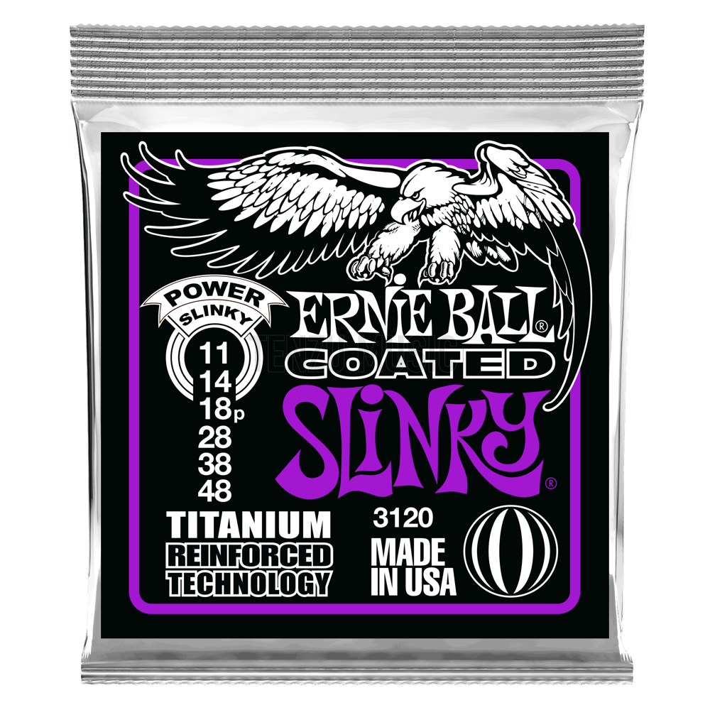 سیم گیتار Ernie Ball Coated Slinky Titanium 11-48