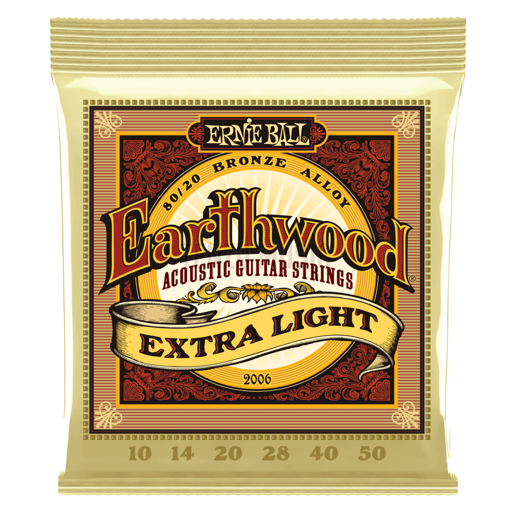 سیم گیتار Ernie Ball Earthwood 80.20 Bronze Extra Light 10-50