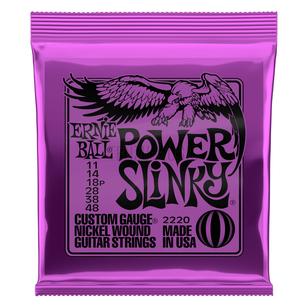 سیم گیتار Ernie Ball Power Slinky Nickel Wound 11-48