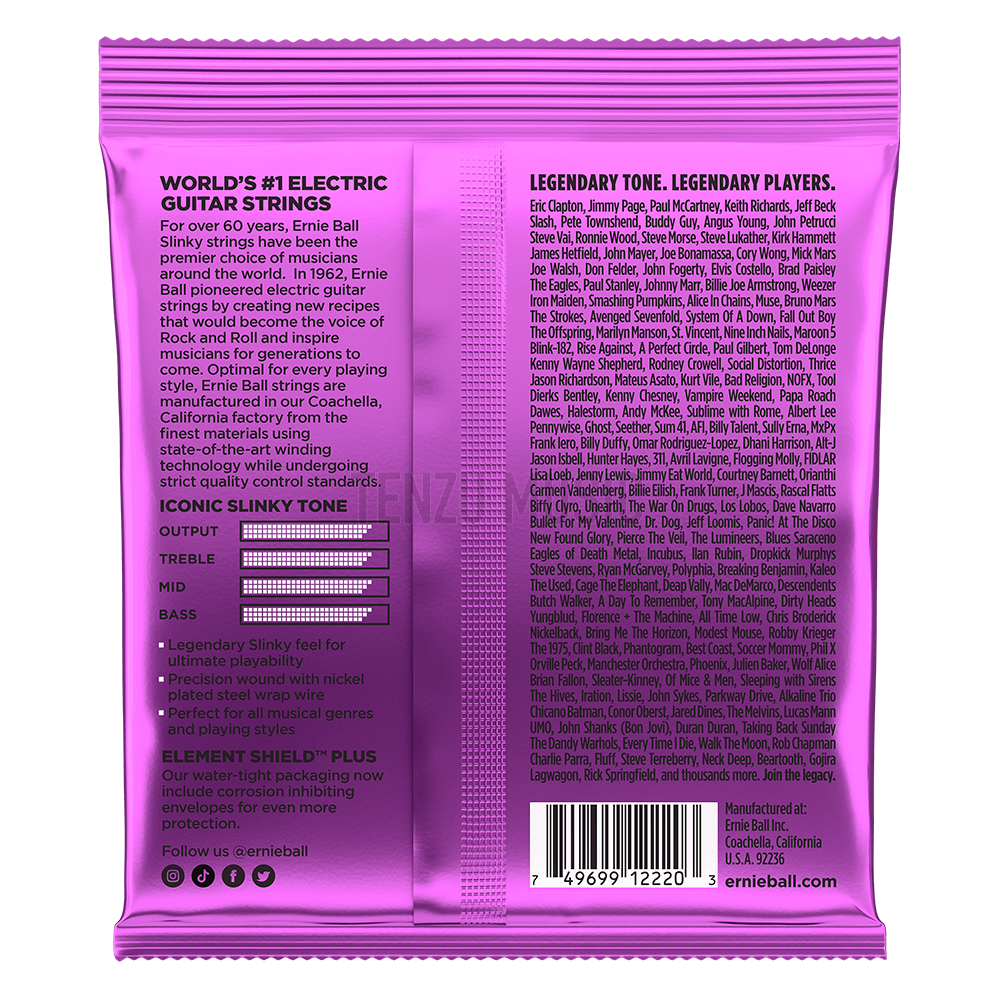 سیم گیتار Ernie Ball Power Slinky Nickel Wound 11-48