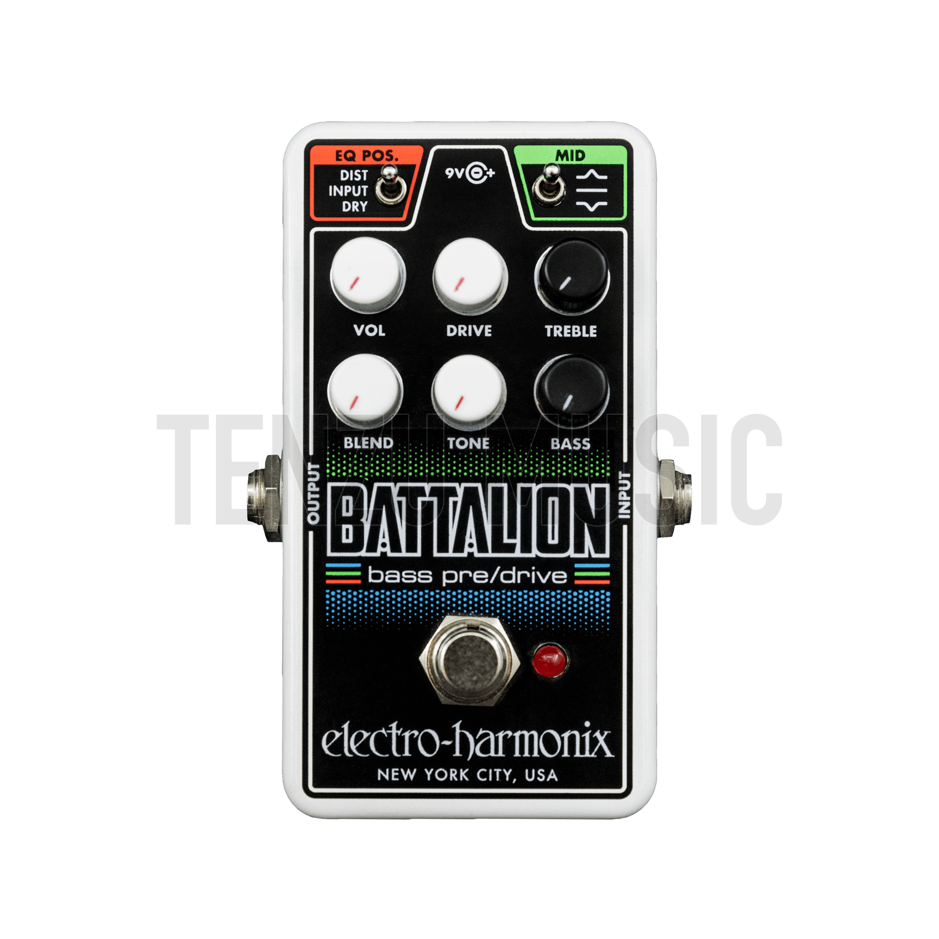 پدال گیتار الکتریک Electro-Harmonix Nano Battalion Bass Preamp & Overdrive