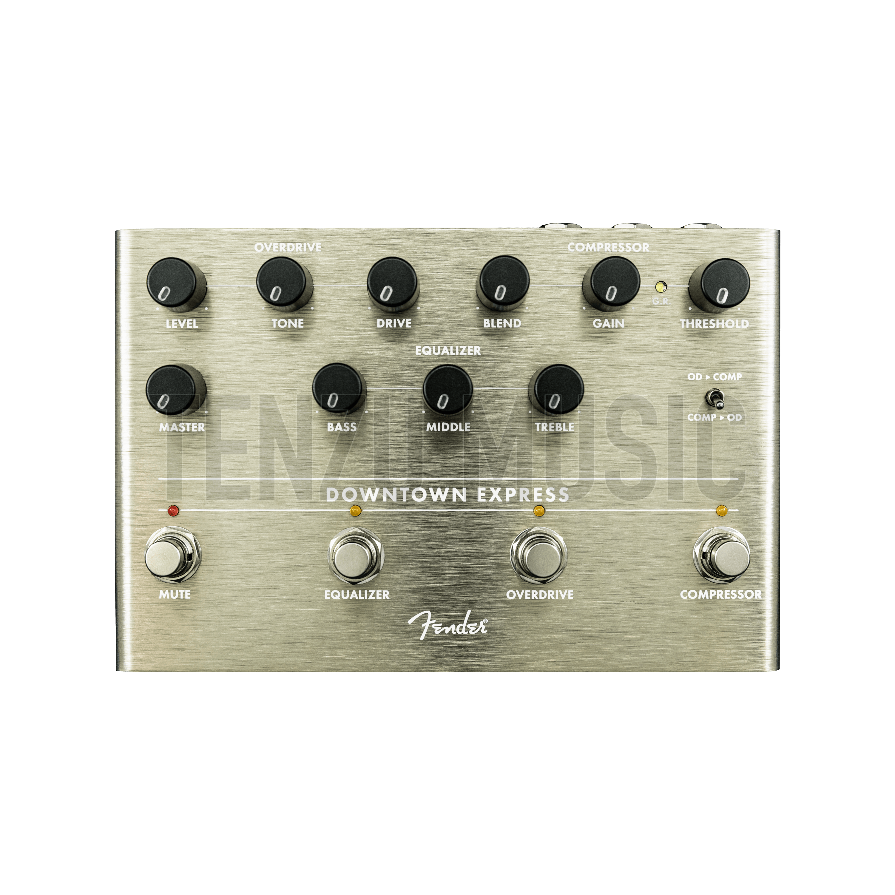 پدال گیتار الکتریک Fender Downtown Express Bass Multi-Effect Pedal