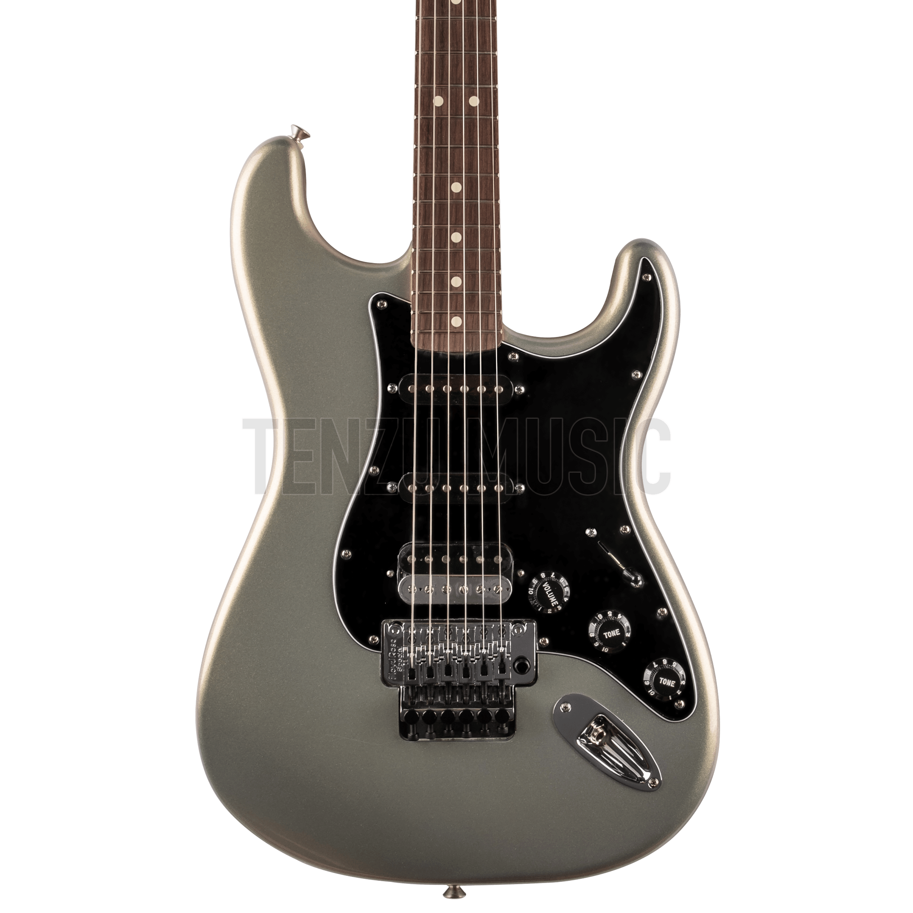 Fender Stratocaster Standard HSS Floyd Rose Metallic Ghost Silver